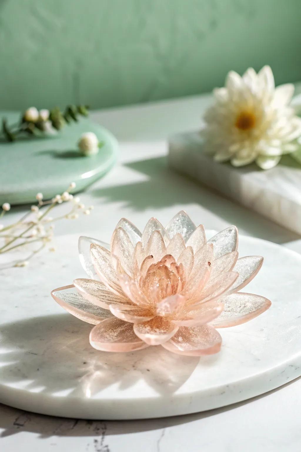 Delight in the artistry of miniature isomalt creations—perfectly crafted for your dessert dreams.
