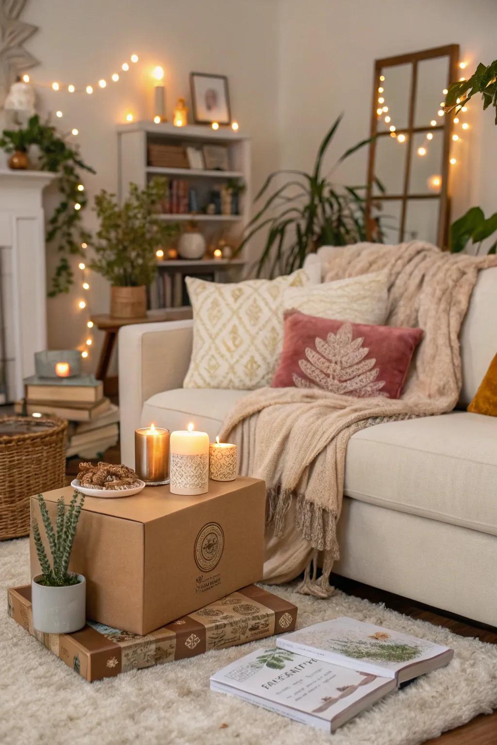 Subscription boxes keep home decor exciting and fresh.