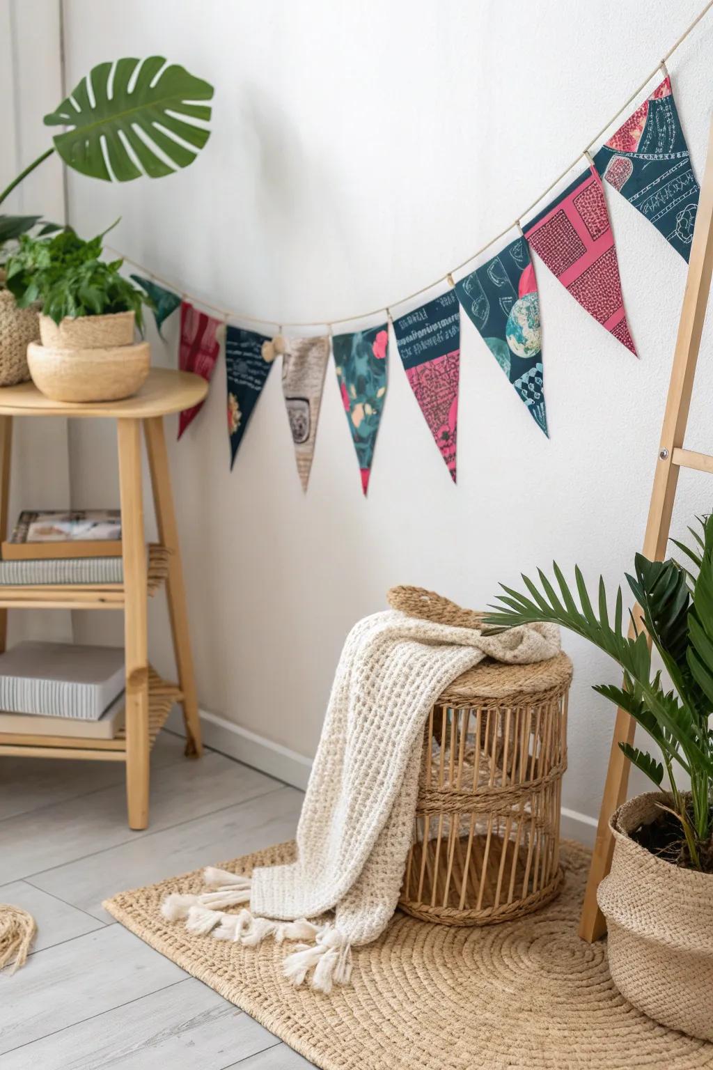 Transform your celebrations with these stunning magazine page banners—where vibrant colors meet minimalist elegance.