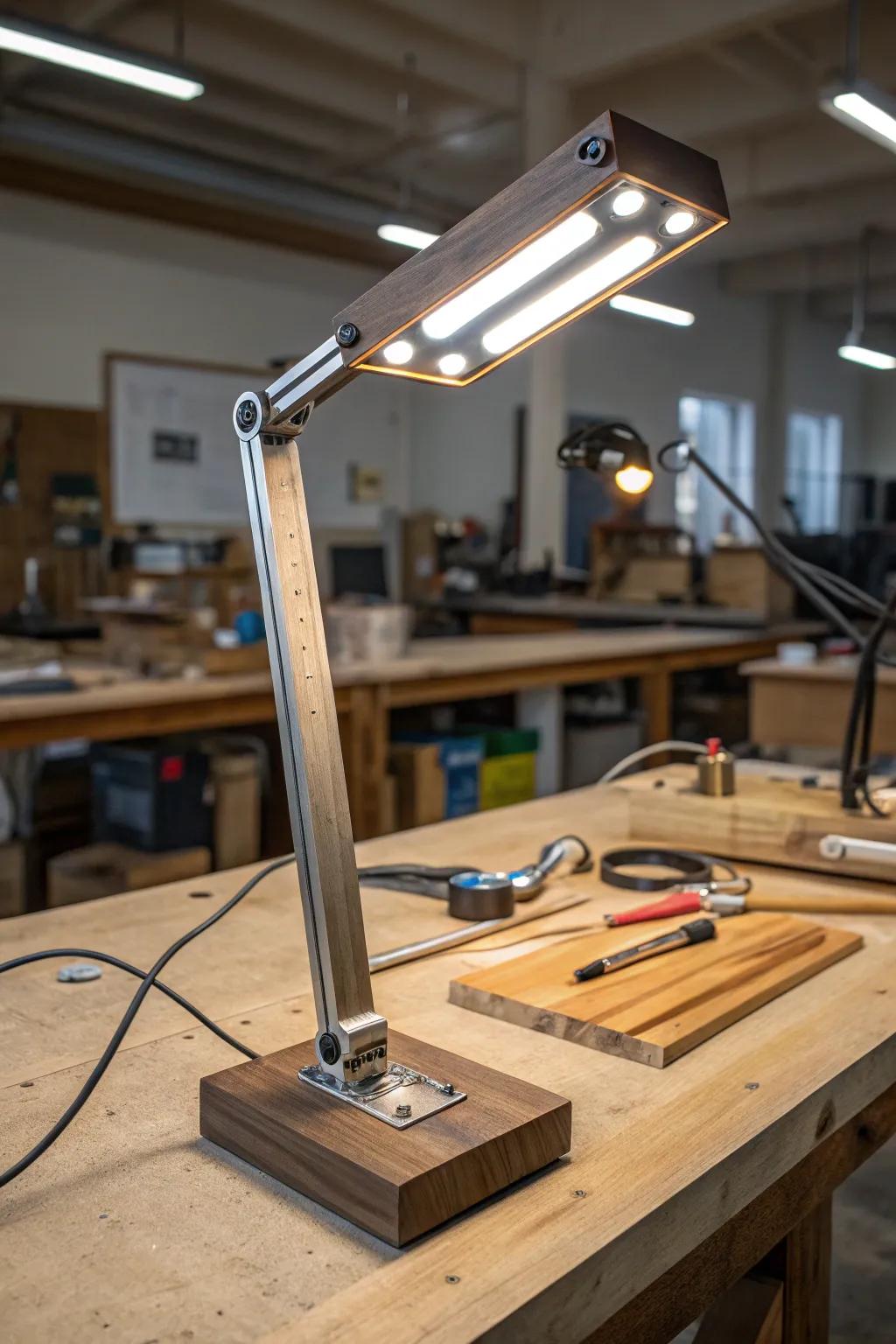 Elevate your creative space with this expertly crafted customizable lighting setup.