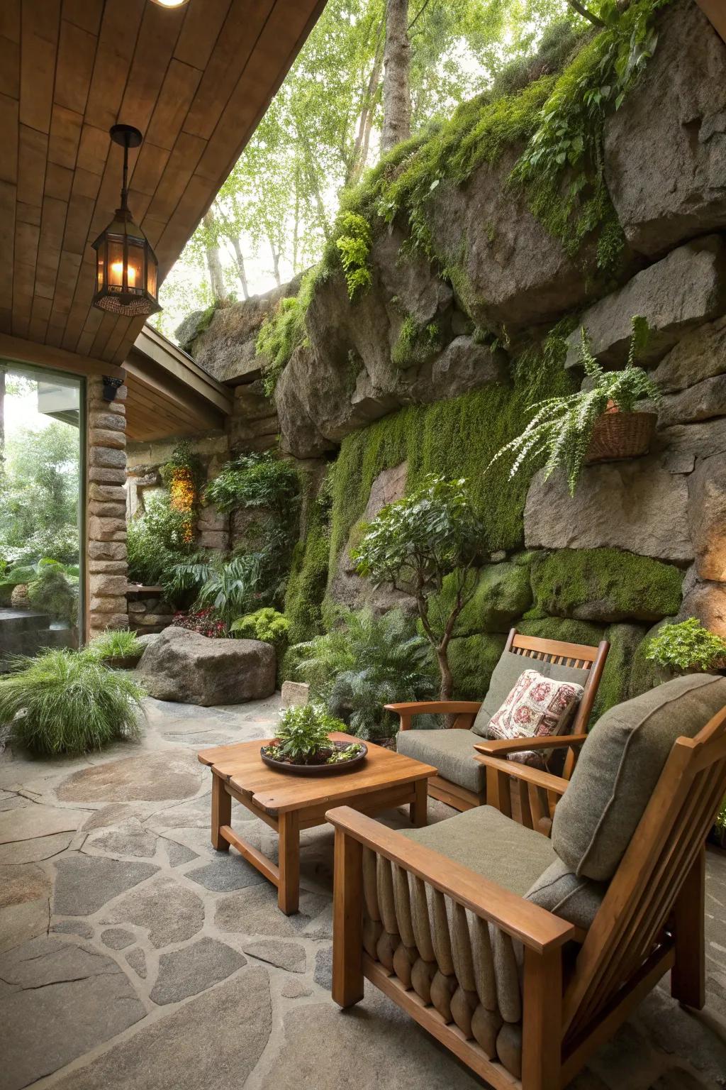 Create a serene retreat by bringing elements of nature indoors.