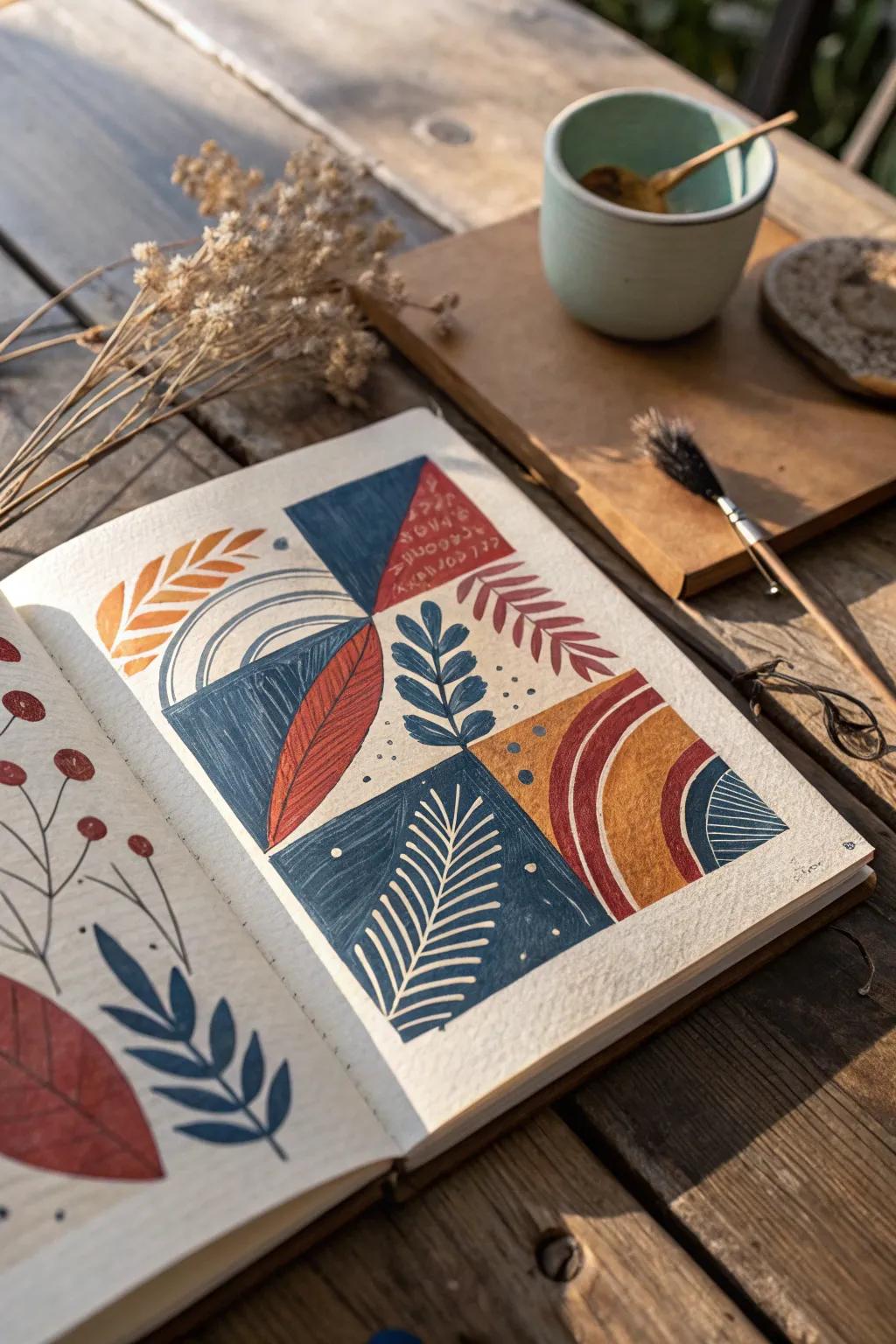 Dive into the world of Abstract Storytelling with bold colors and simple forms. Let your creativity unfold.