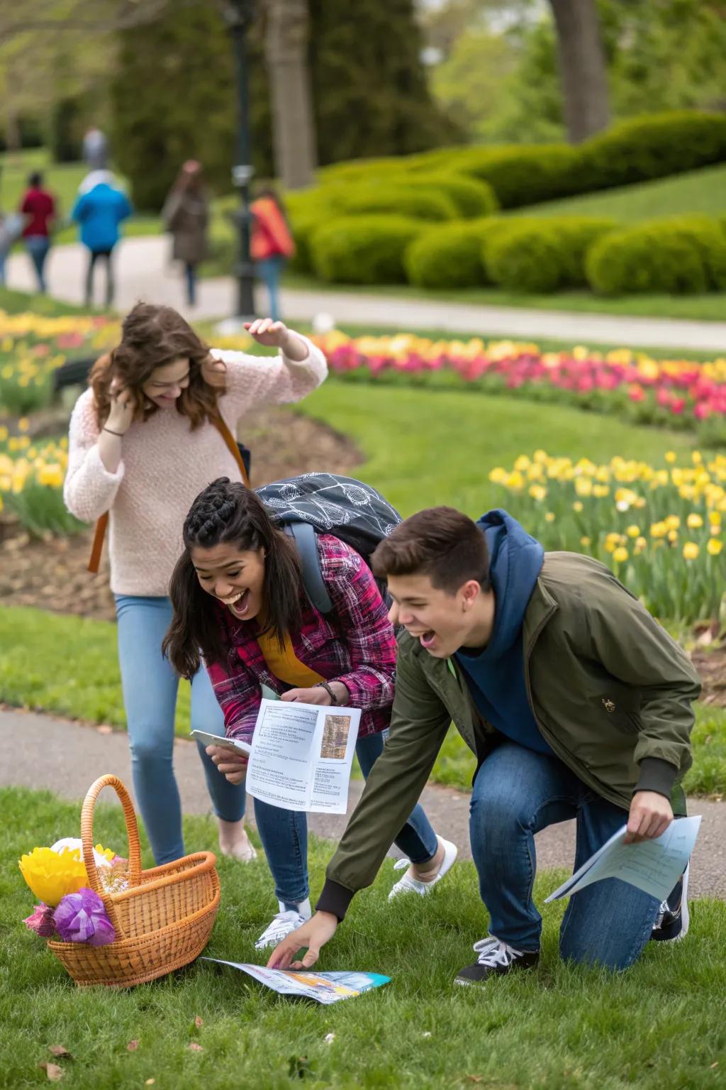 A thrilling scavenger hunt bringing excitement and adventure to the party.