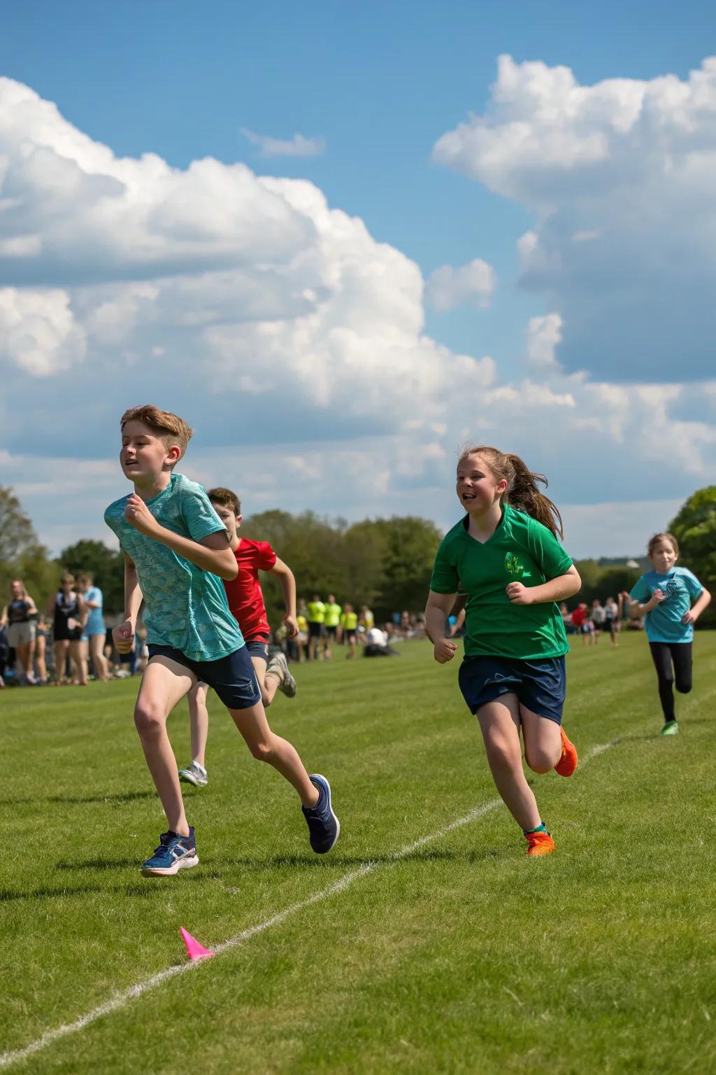 Get active and competitive with a mini sports day.