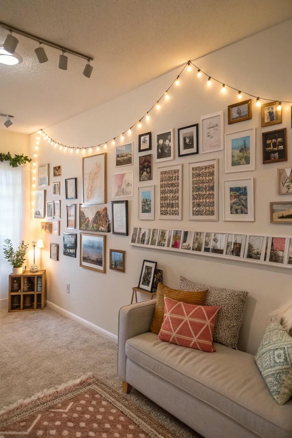 Customizable wall art can personalize and inspire your photography space.