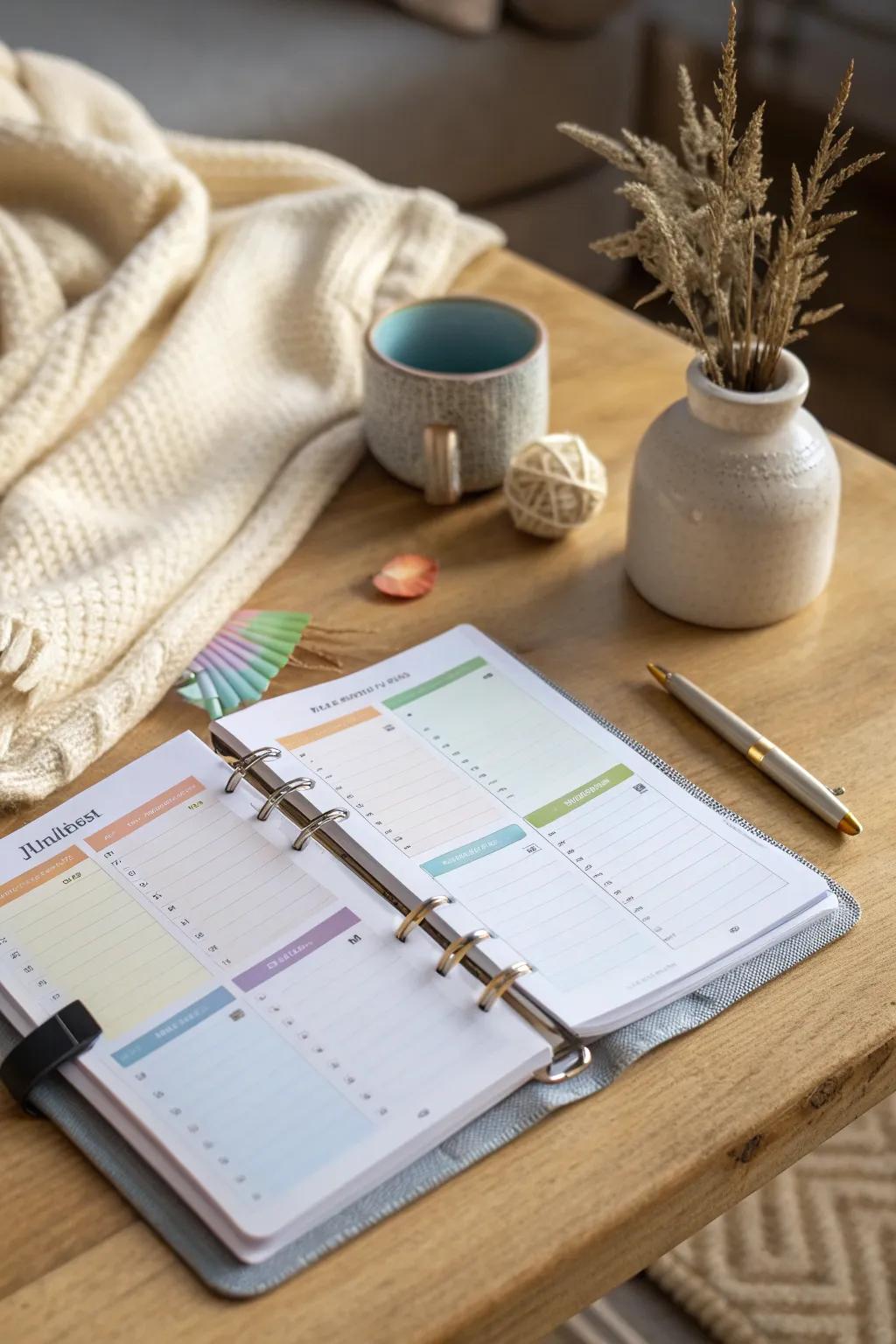 Bring the seasons to your planner with vibrant color coding!