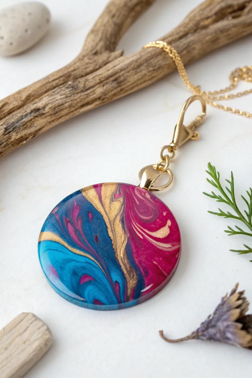 Unlock your creativity with abstract resin charms—where bold colors meet minimalist elegance.