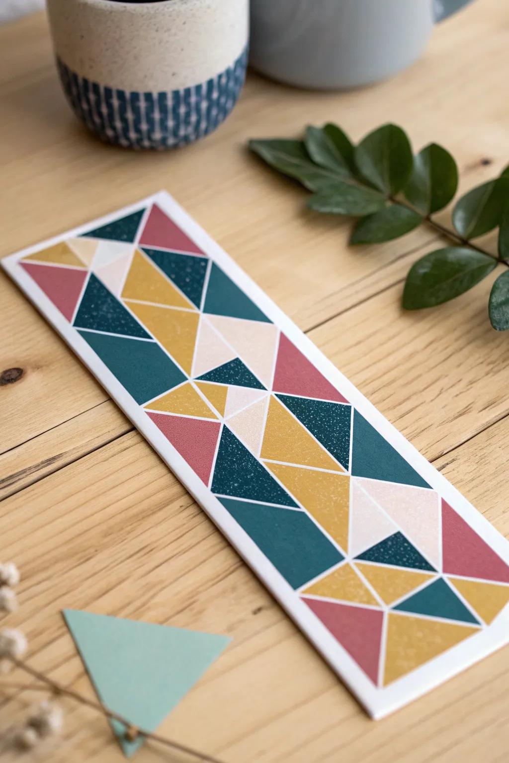 Elevate your card game with bold geometric patterns that blend minimalist elegance with boho charm.