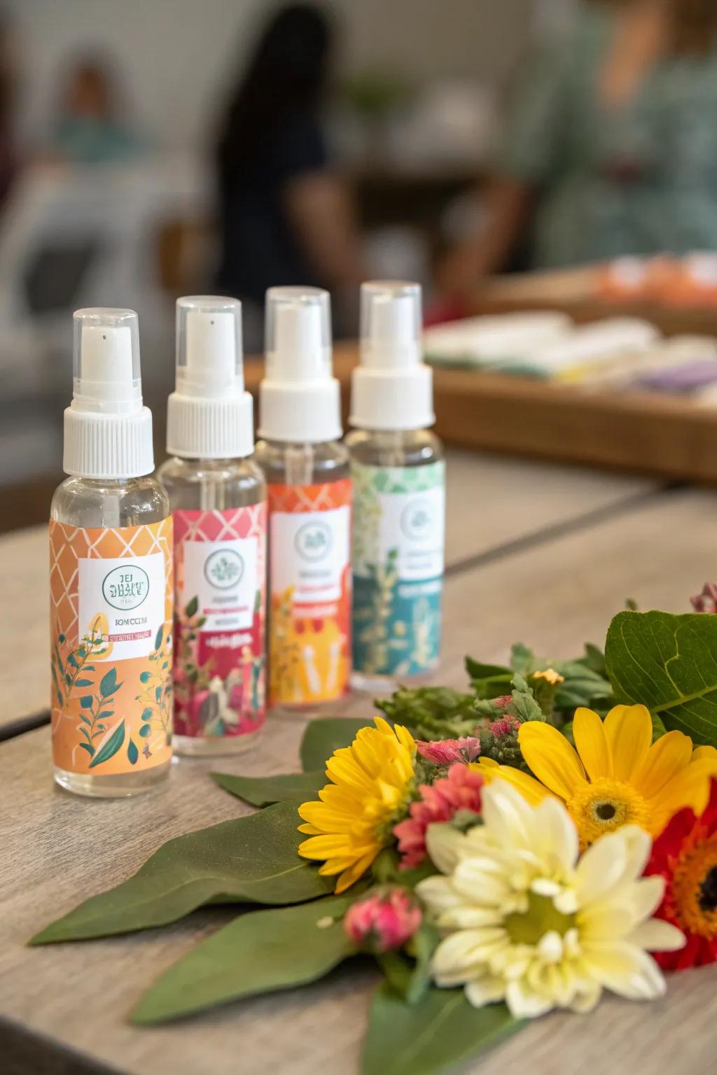 Face mists to refresh and revitalize.