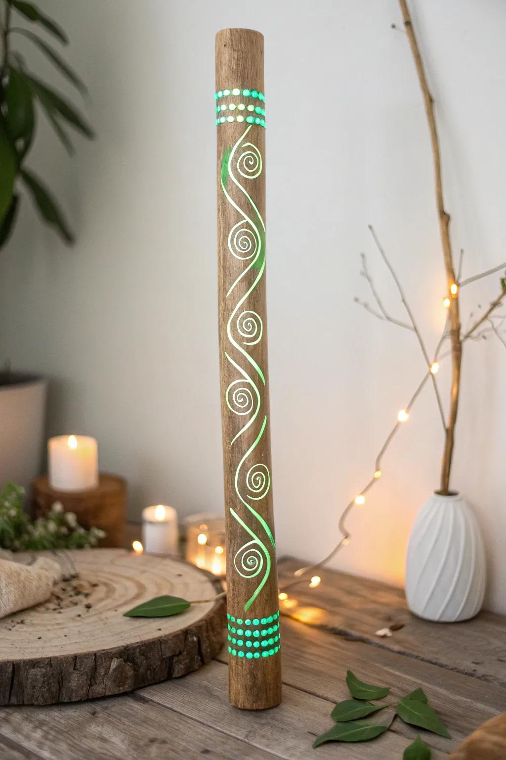 Illuminate your nights with a touch of magic - this glow-in-the-dark spirit stick is both a stunning craft and a radiant companion.