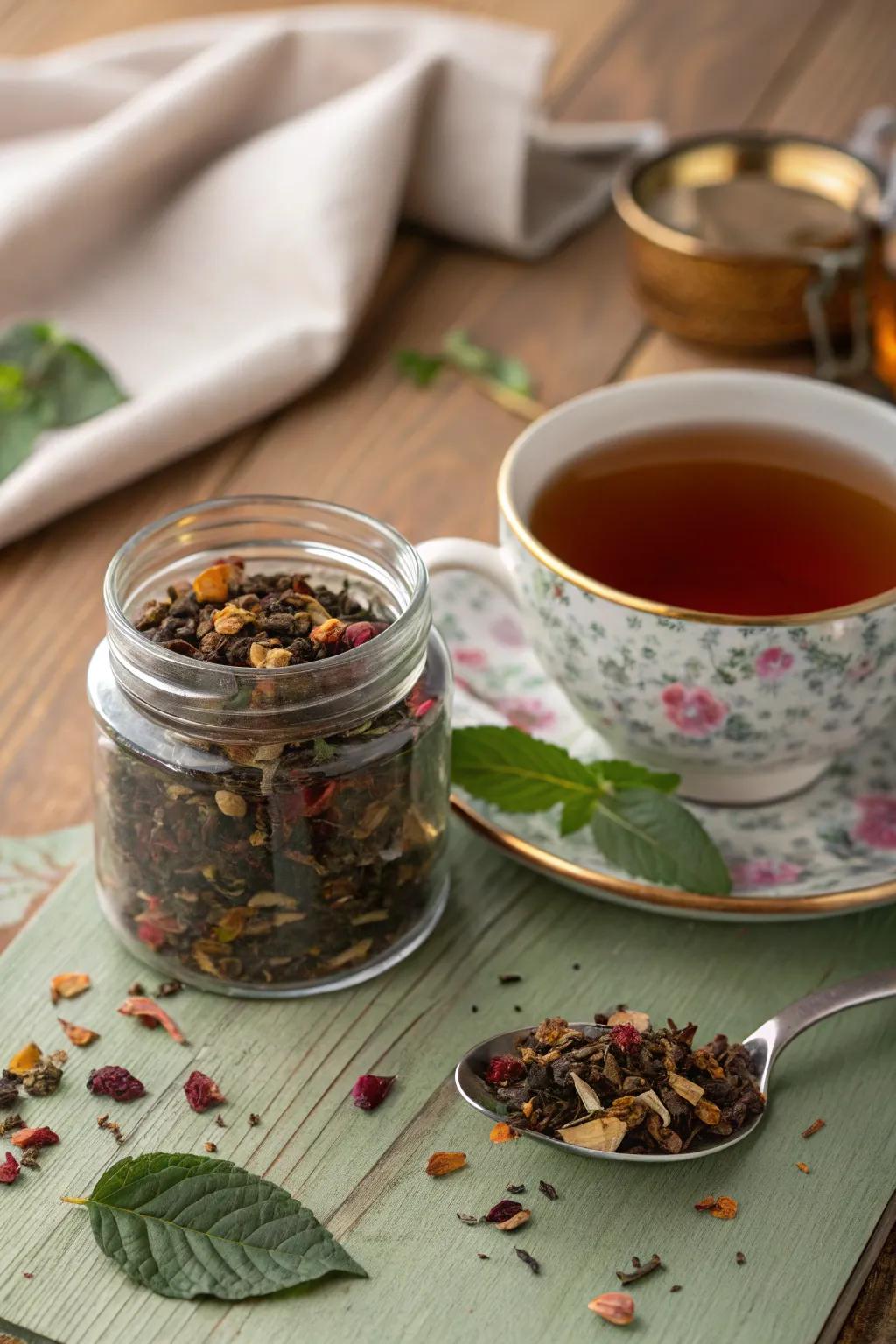 An artisanal tea blend for a taste of something new.