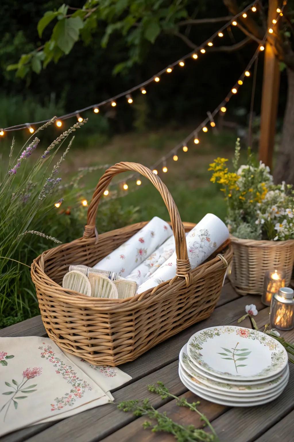 Transform any meal into a memorable garden party with this charming kit!