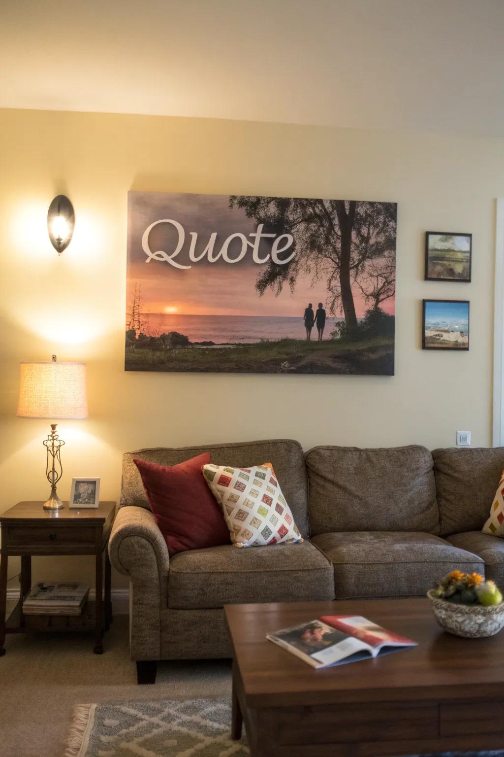 Celebrate a loved one's life with personalized wall art.