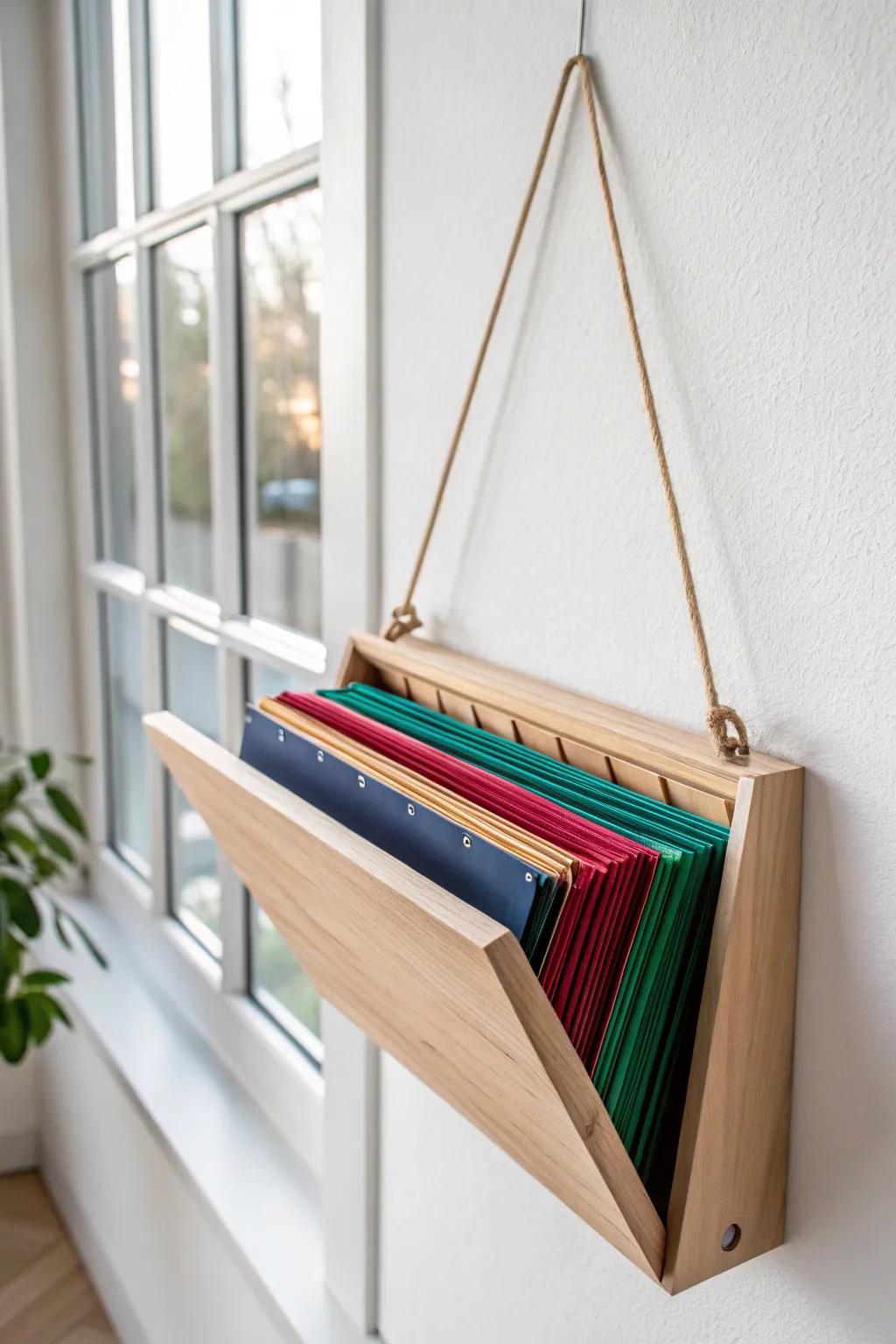 Organize with elegance: Discover the beauty of minimalist hanging file holders.
