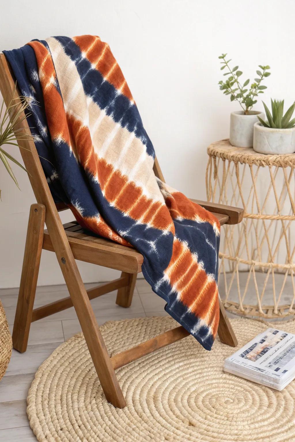 Elevate your style with bold diagonal stripes – where modern meets timeless elegance.