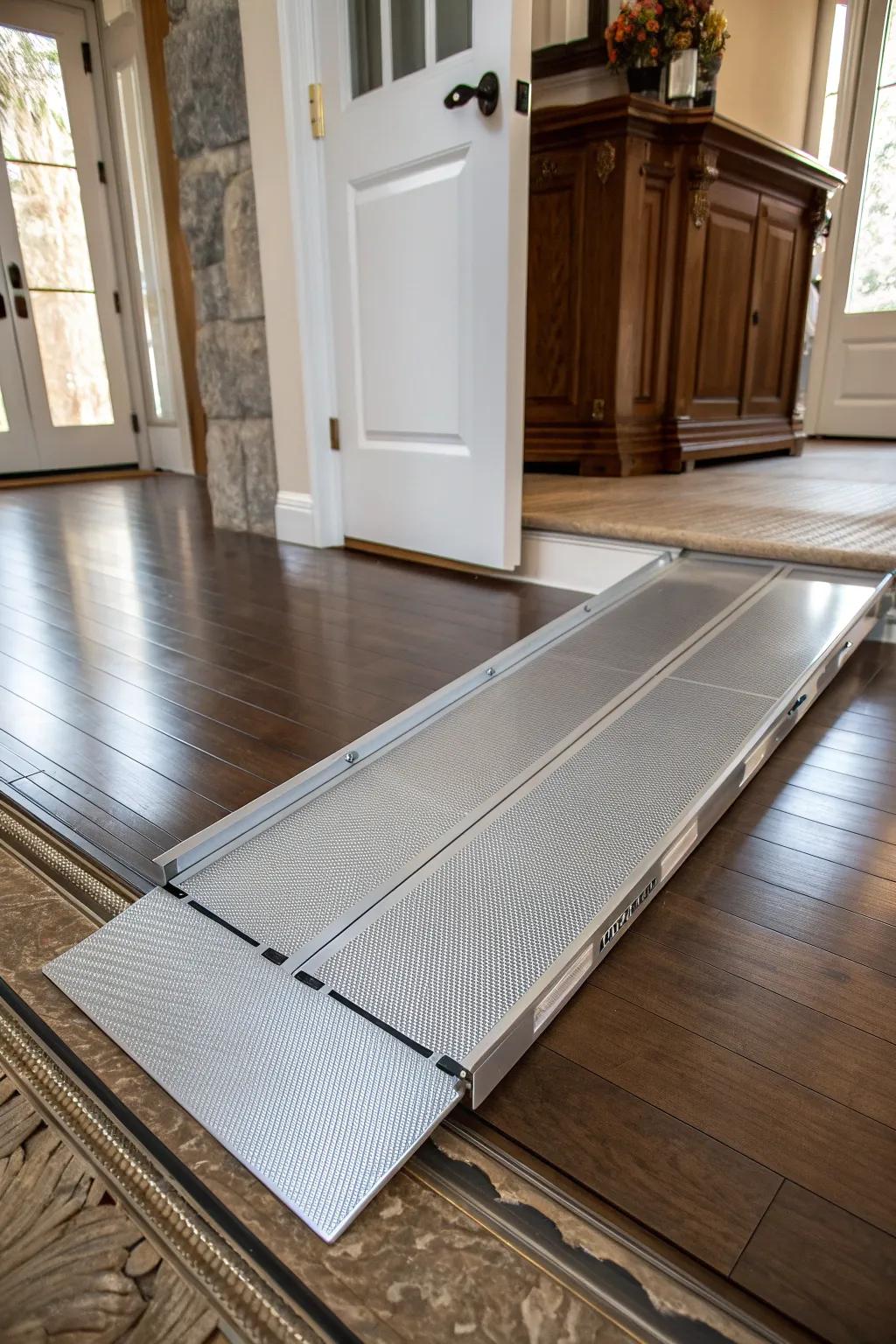 Master the art of seamless transitions with precision-engineered aluminum ramps.