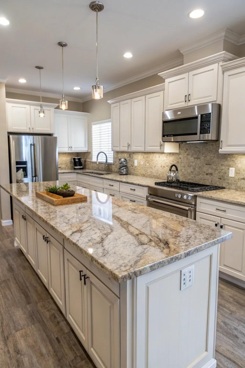 Laminate countertops offer a cost-effective way to achieve high-end looks.