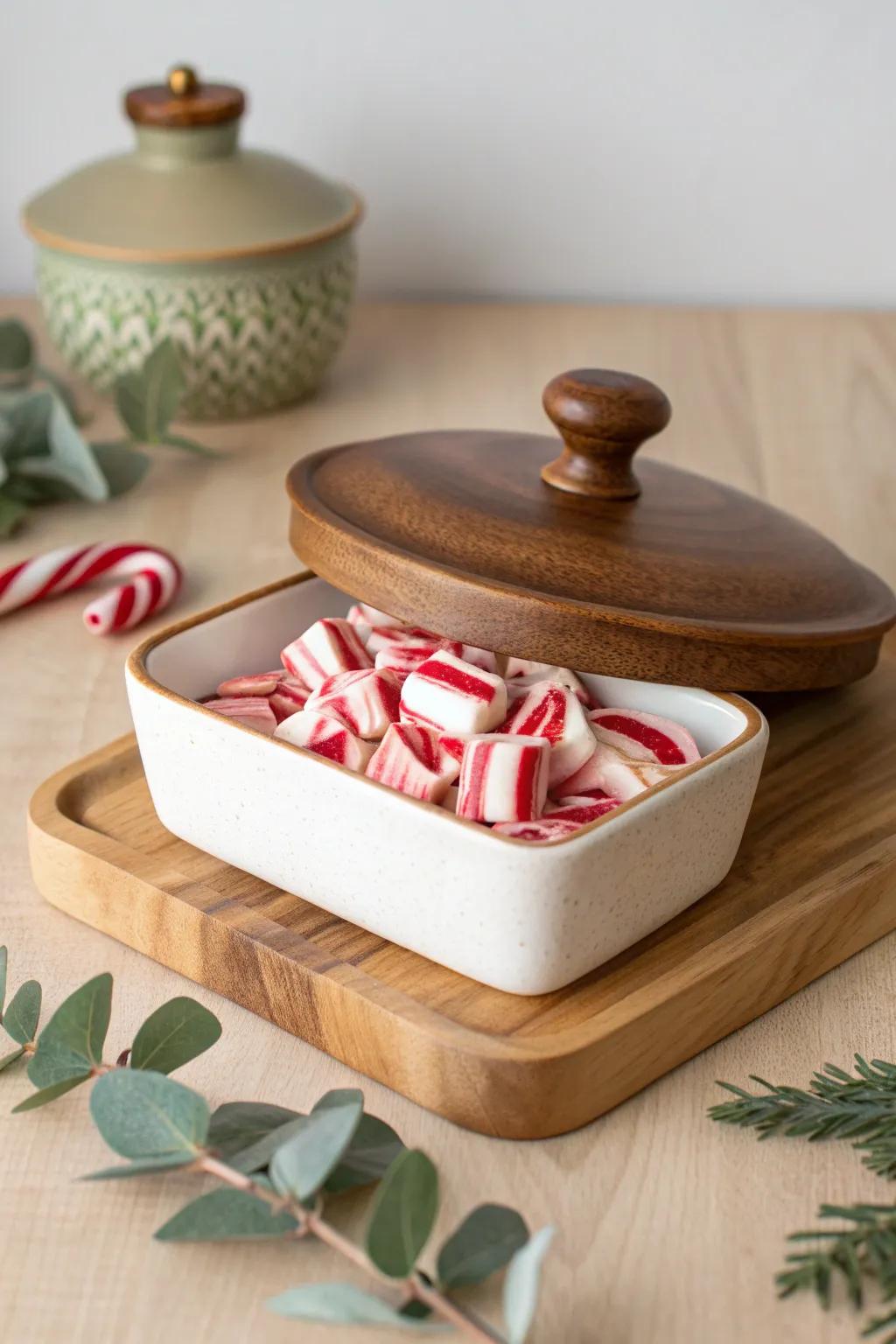 Add a sweet twist to your mornings with candy cane butter magic!