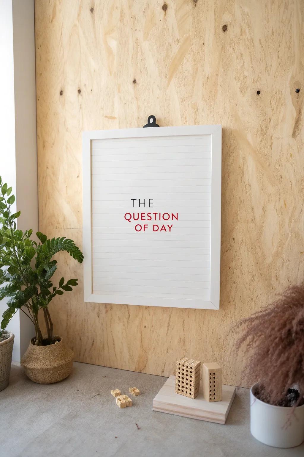 Elevate your daily routine with a touch of interactive elegance. 🌿✨ #ScandiBoho #WhiteBoardCreativity