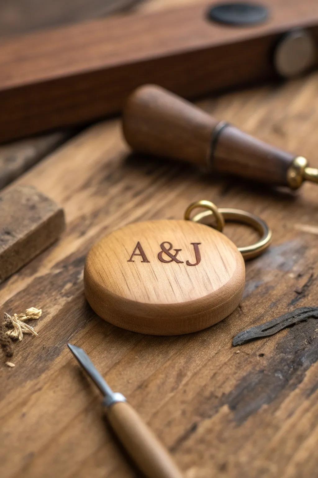 Elevate your everyday carry with a personalized touch—handcrafted wooden keychains that speak volumes.
