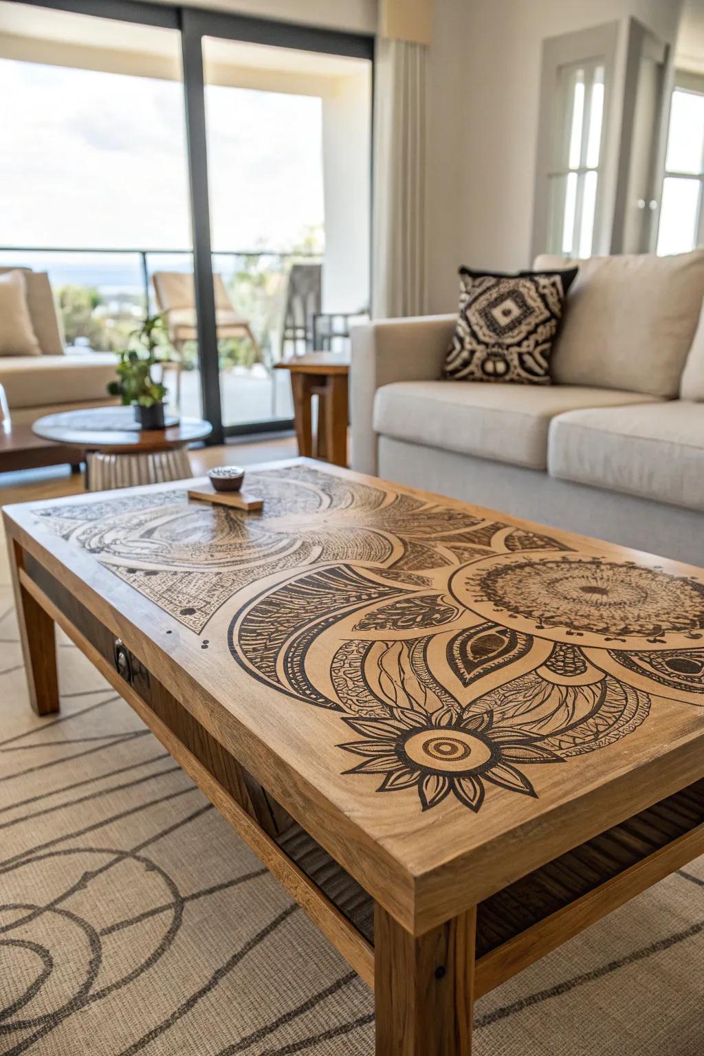 Turn ordinary furniture into extraordinary art.