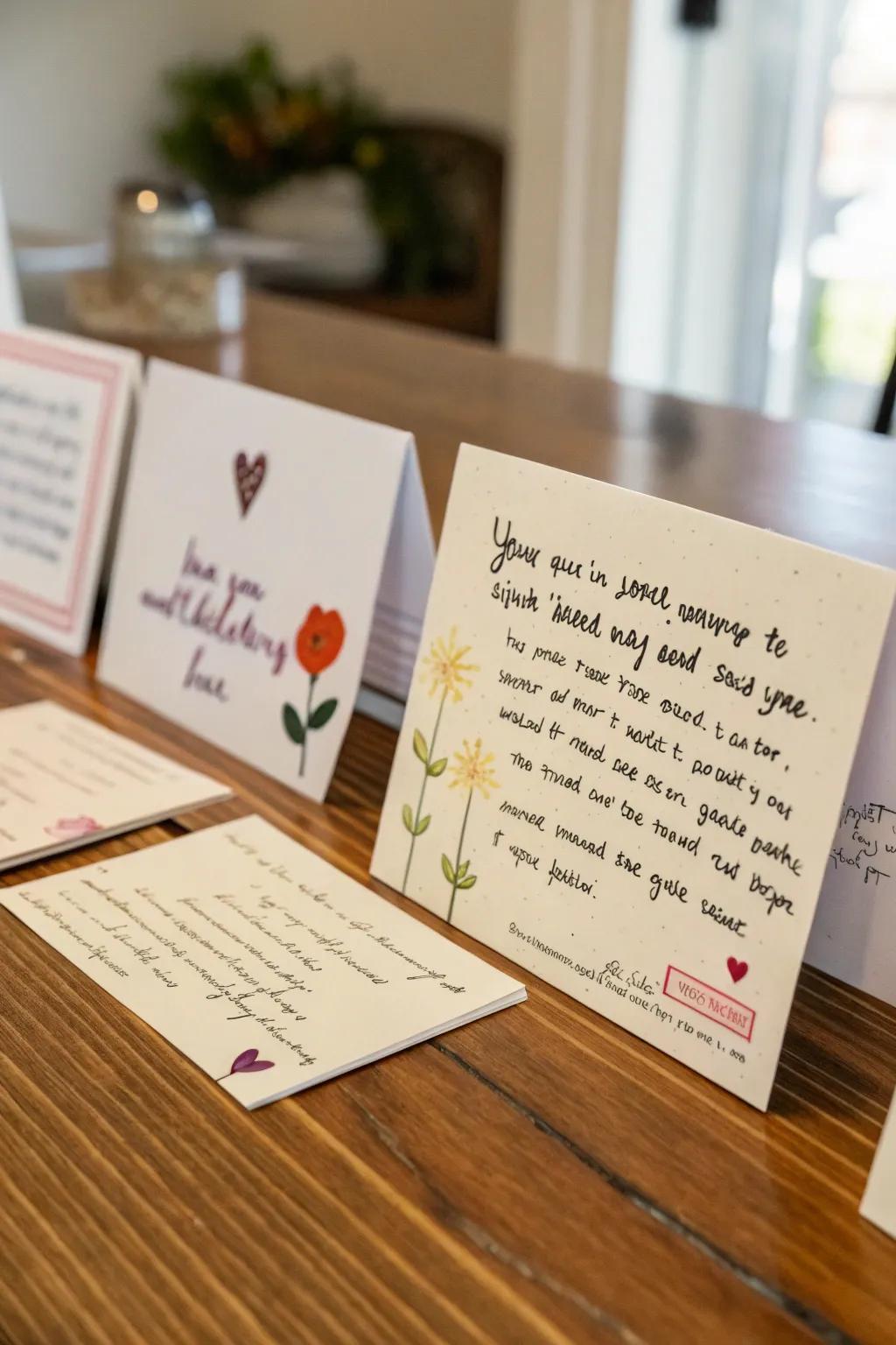 Share your love with personalized cards.