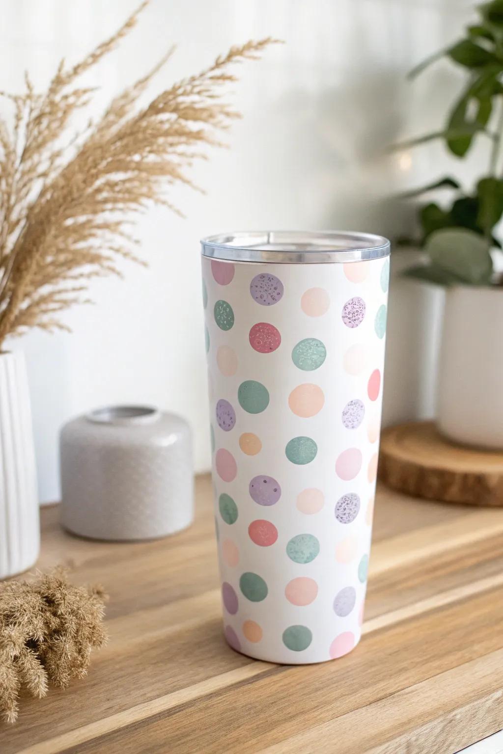 Playful Pastels: Add a retro touch to your day with these charming polka dots.