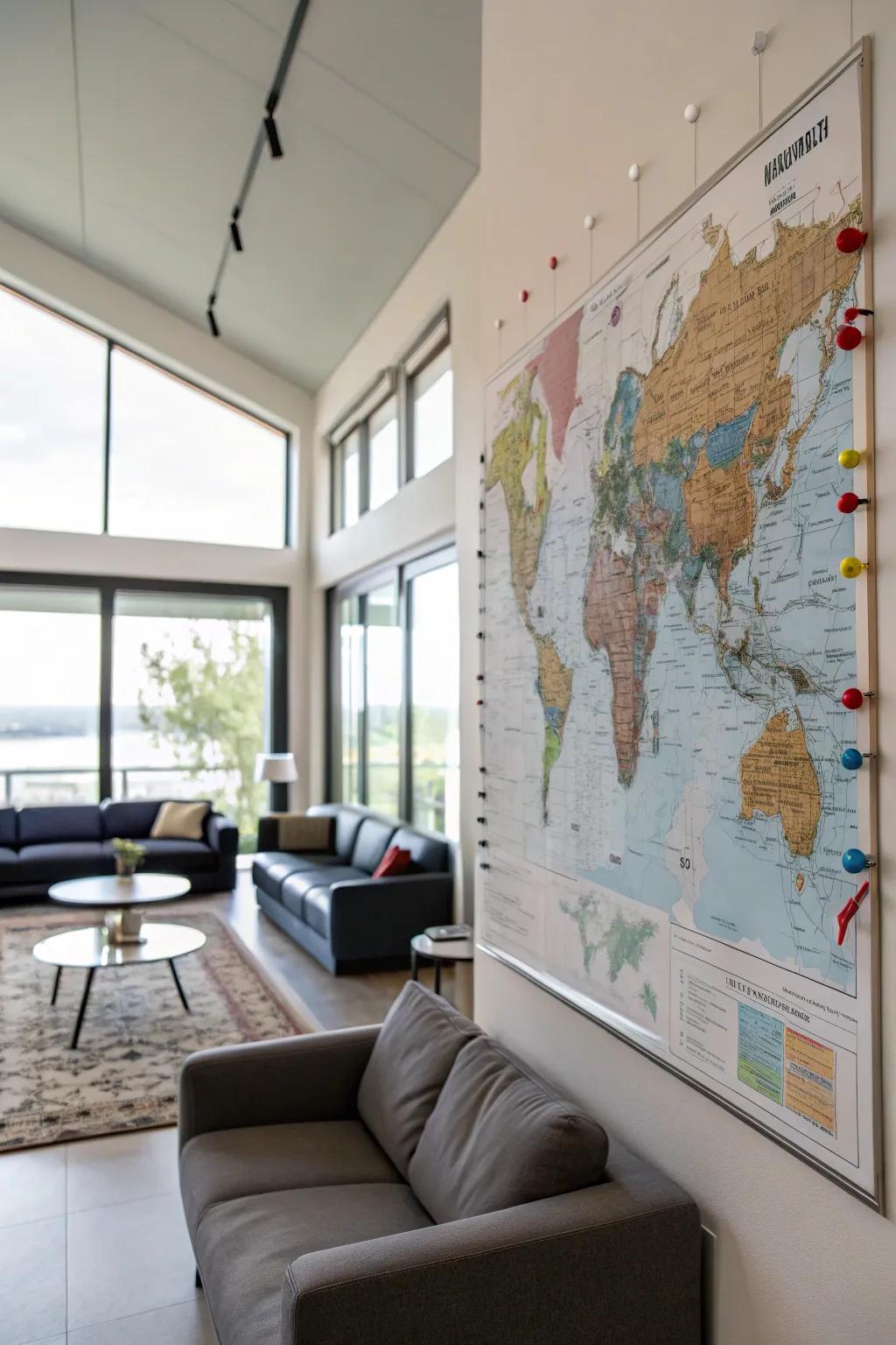 Trace your journey with personalized map art.