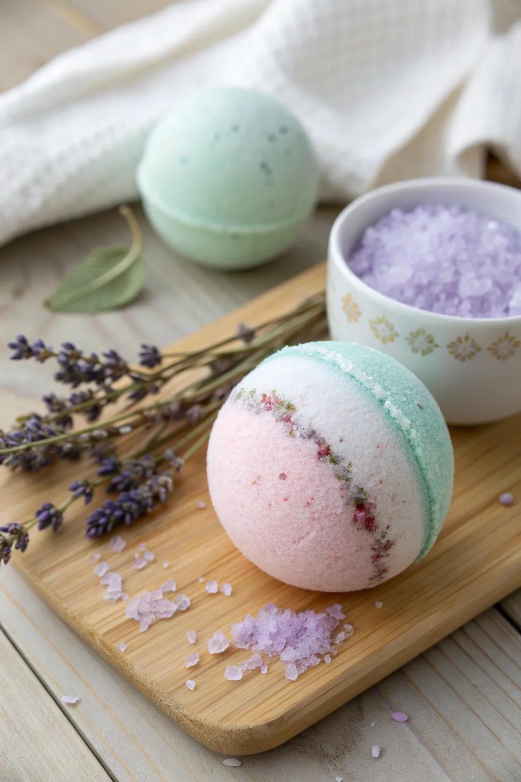 Craft your own spa moment with these delightful DIY bath bombs!