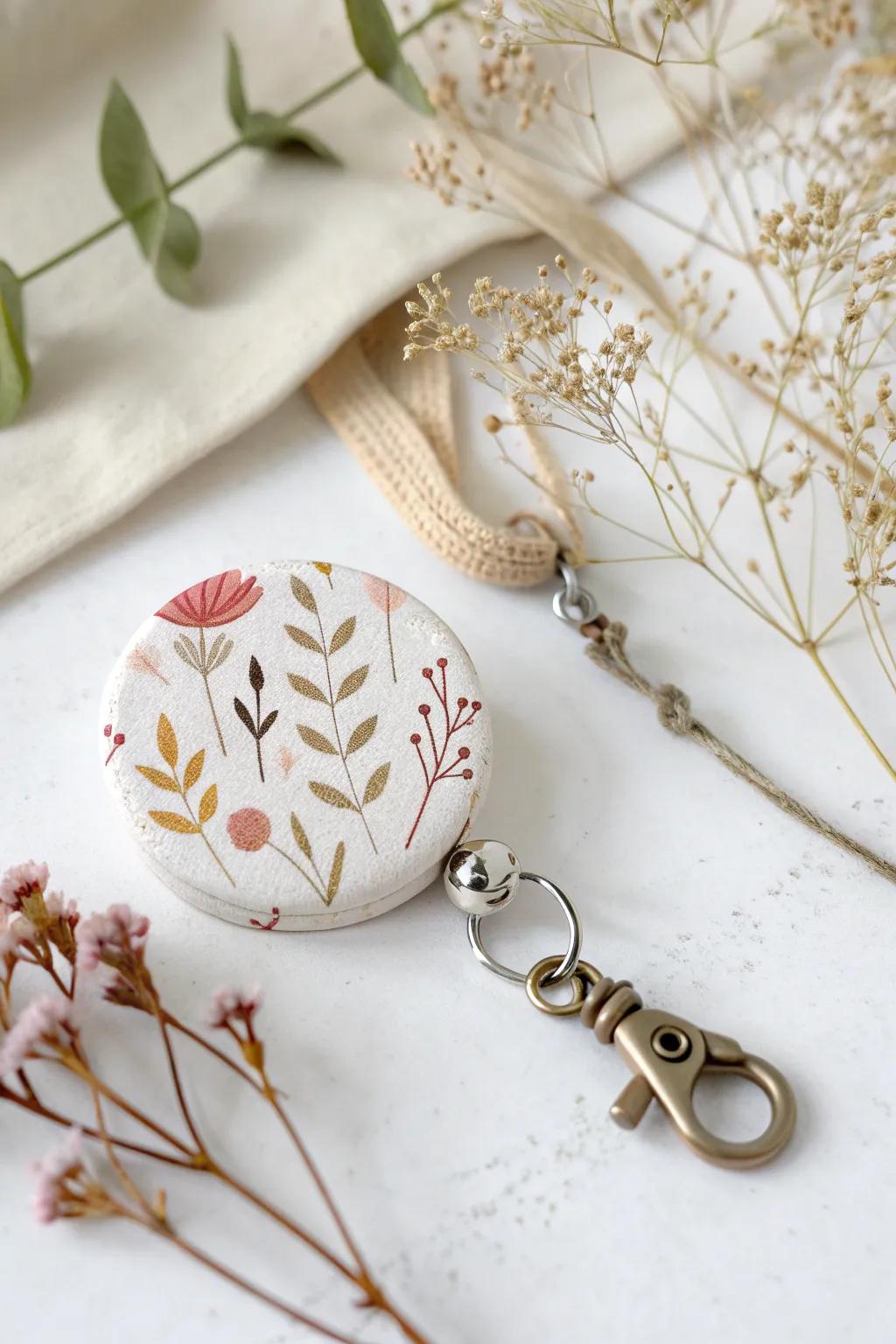 Carry a piece of nature with you: a badge reel that's as beautiful as it is functional.