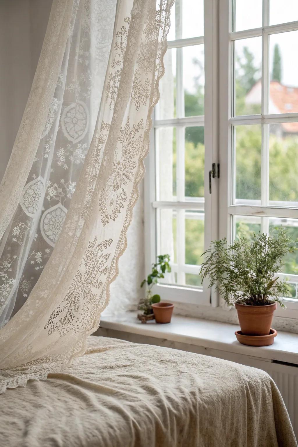 Embrace timeless elegance with vintage lace and minimalist charm.