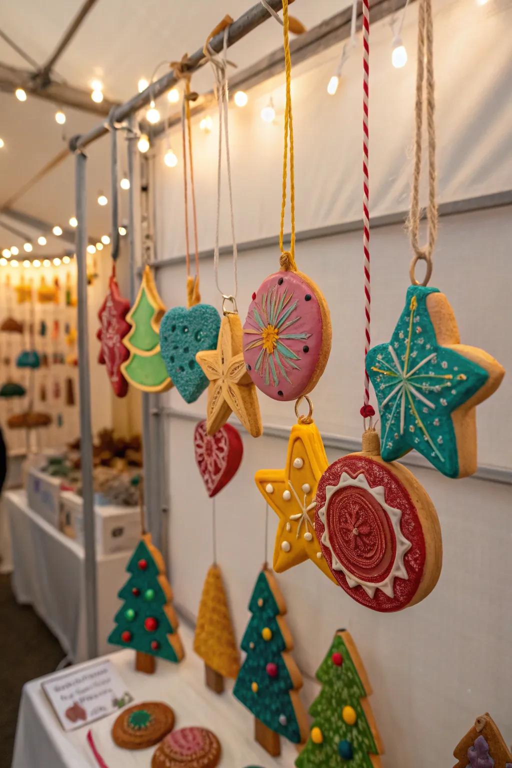 Craft keepsakes with homemade salt dough ornaments.