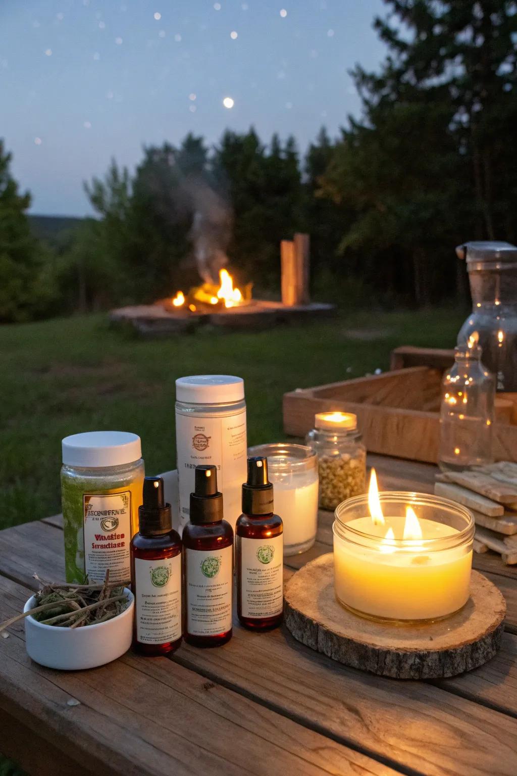 Stay comfortable with effective bug repellent options.