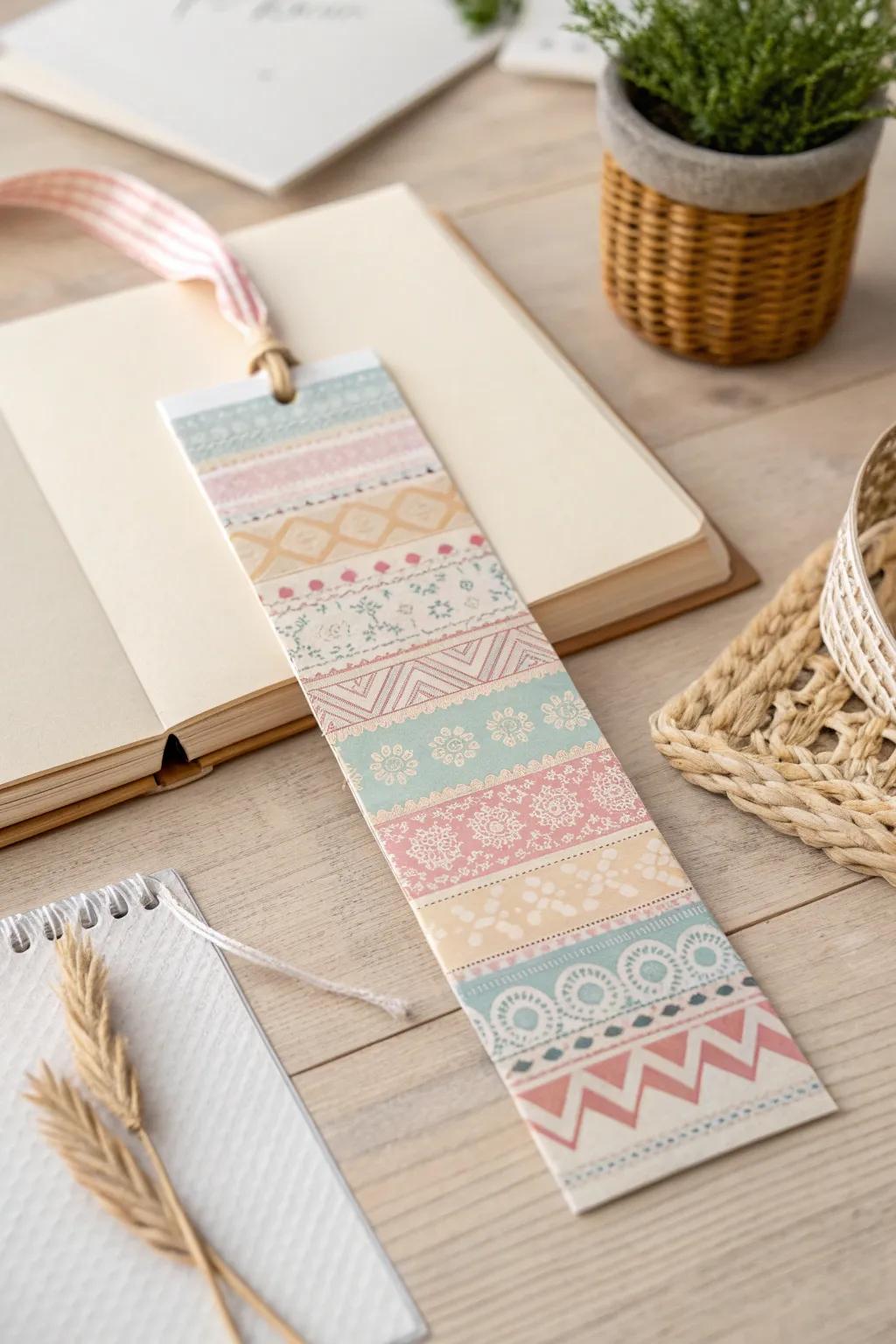 Elevate your reading experience with these enchanting washi tape bookmarks—where Scandinavian simplicity meets boho charm.