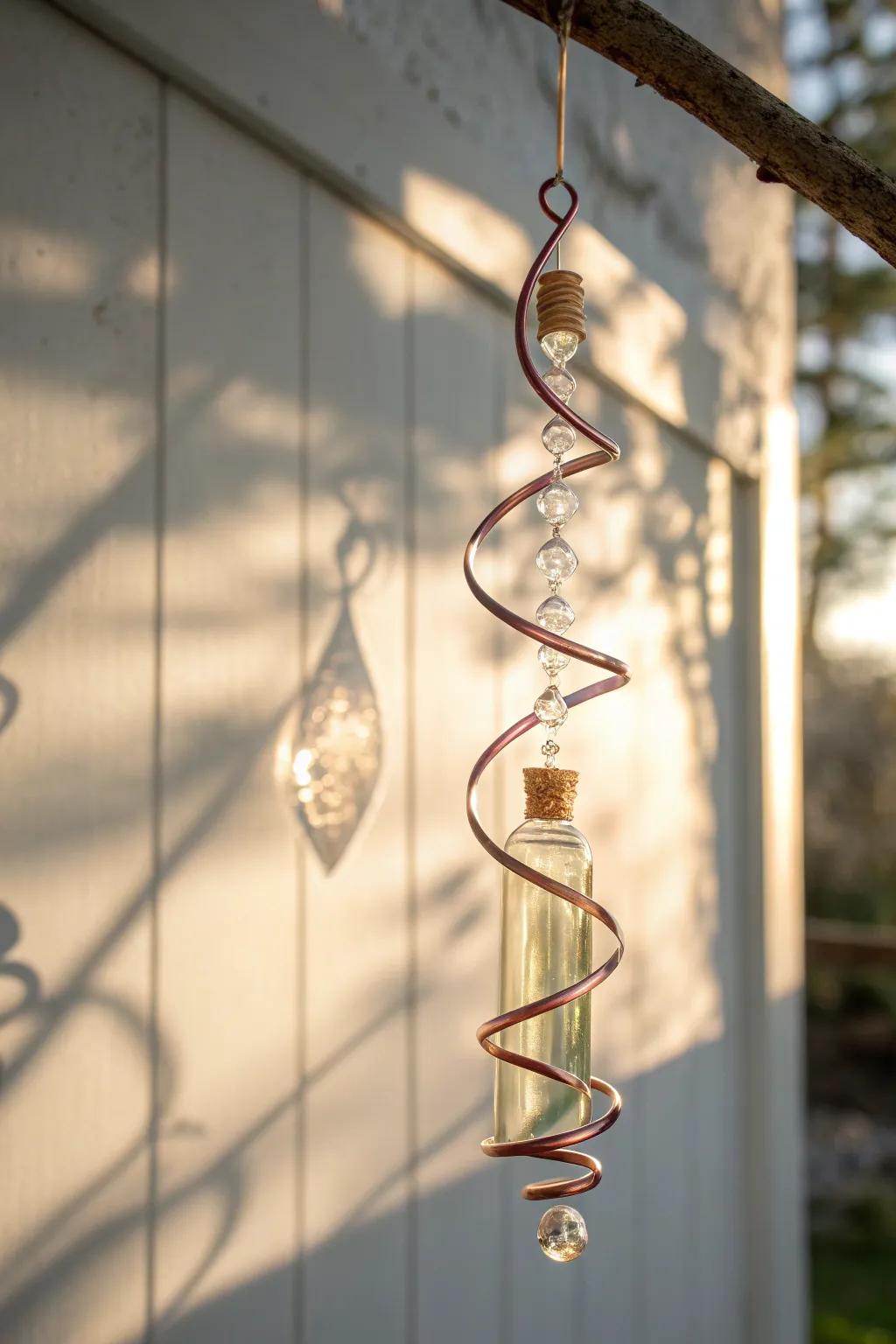 Transform your space with the simple elegance of handcrafted wind spirals.