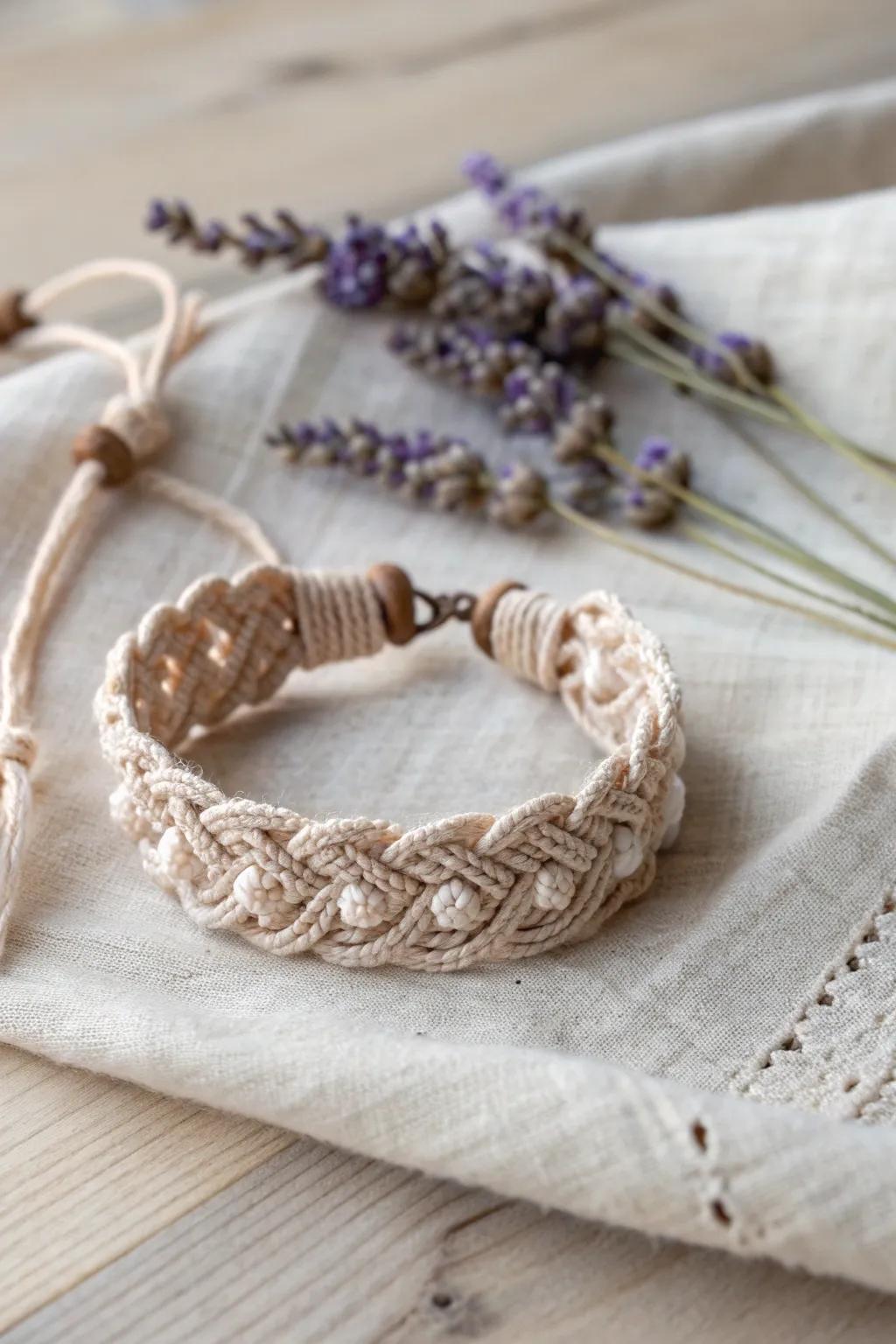 Embrace simplicity and elegance with this stunning macrame masterpiece. 🌿✨ #MacrameArt #BohoChic