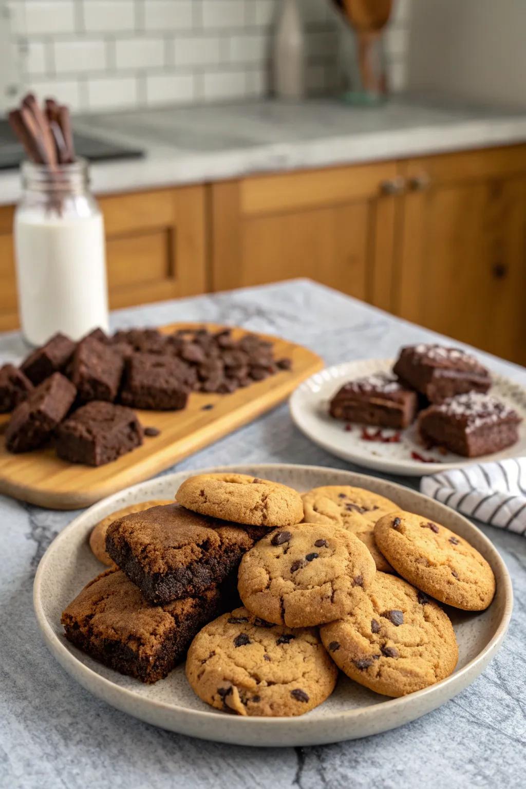 Homemade baked goods for a touch of warmth.