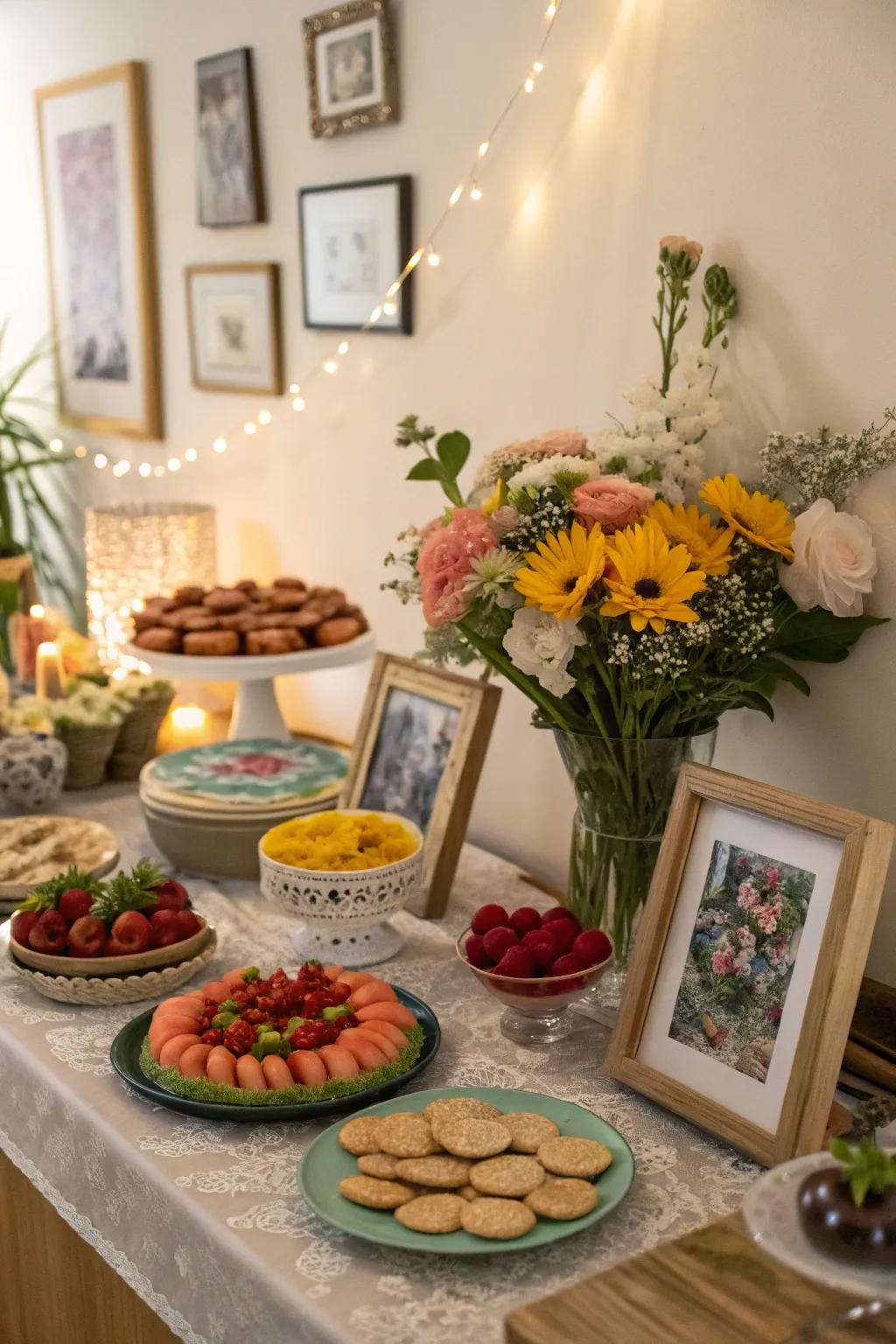 Food displays that bring people together over shared memories.