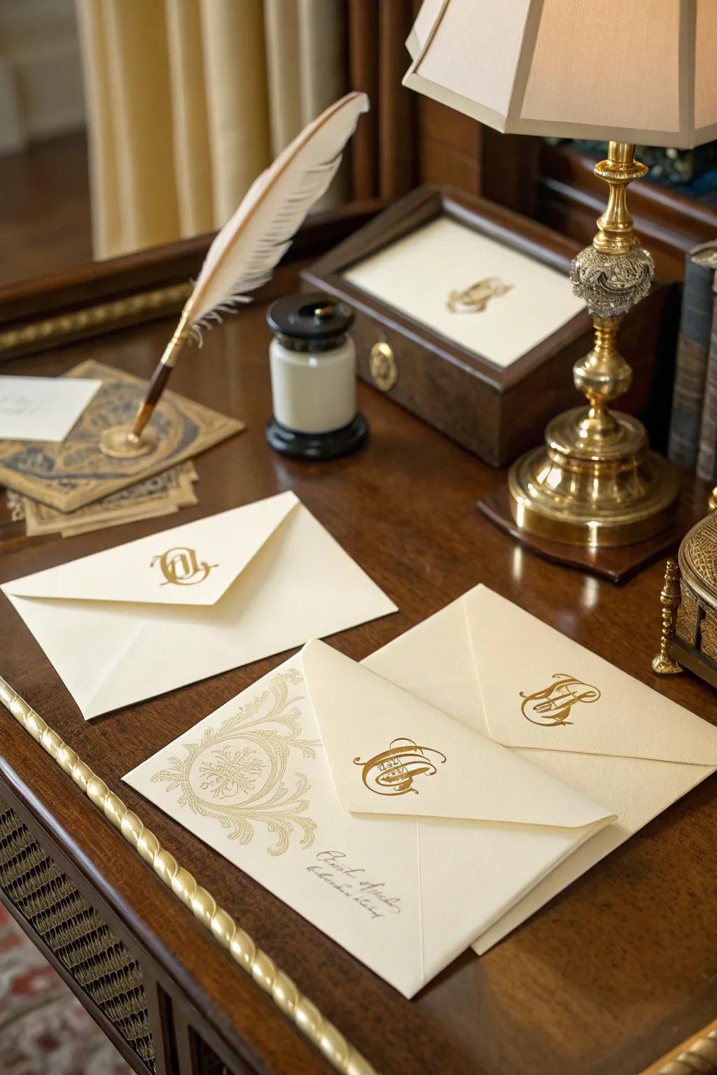 Stationery that adds a personal touch.