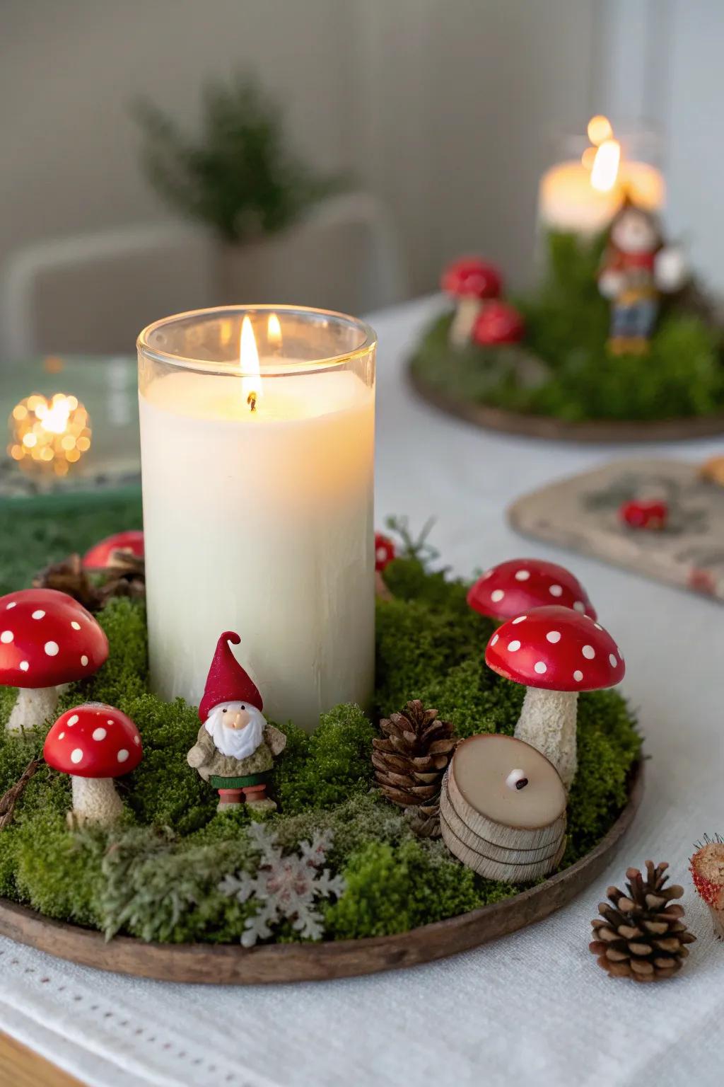 Bring enchantment to your table with a whimsical woodland centerpiece.