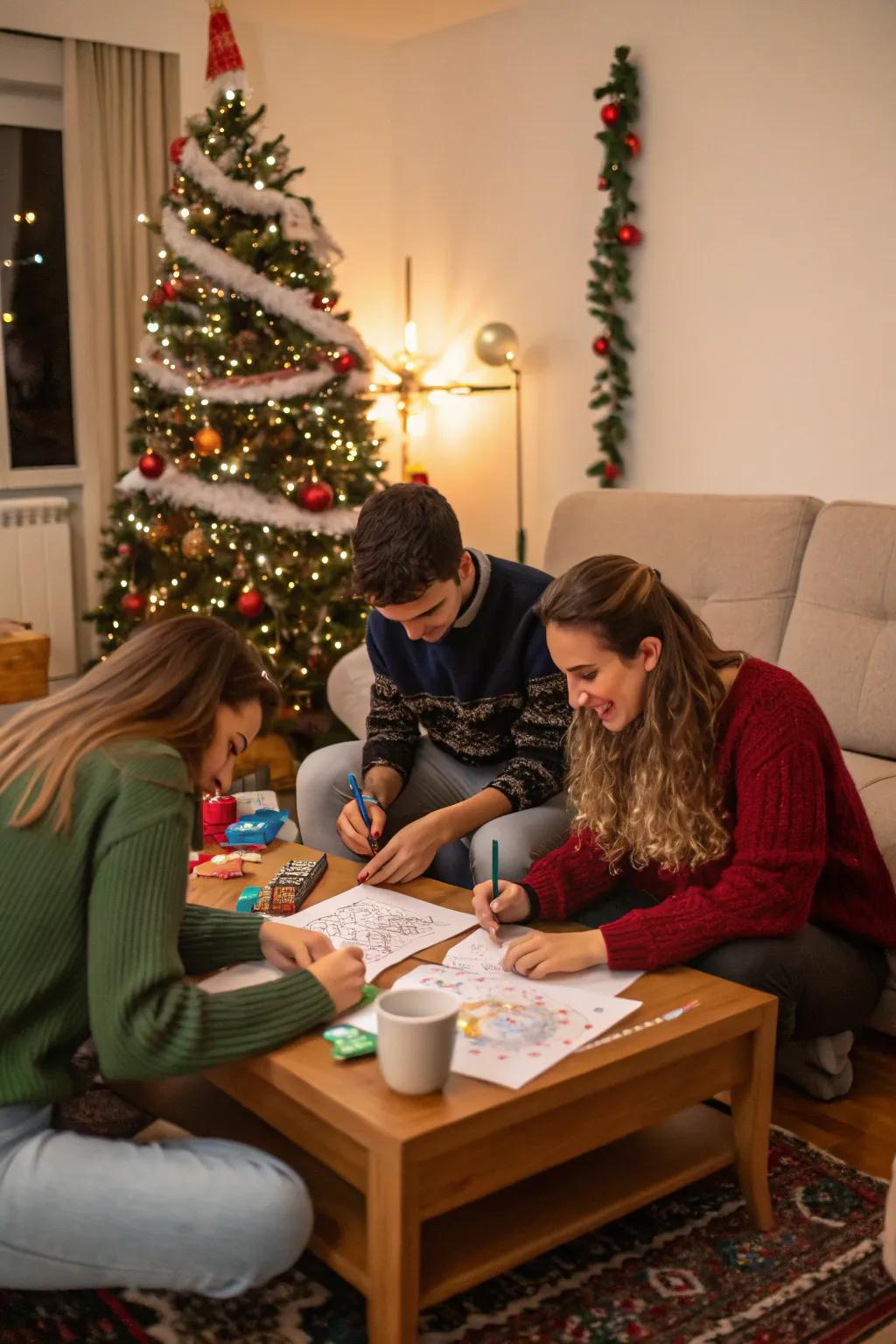 Put your drawing skills to the test with Holiday Pictionary.