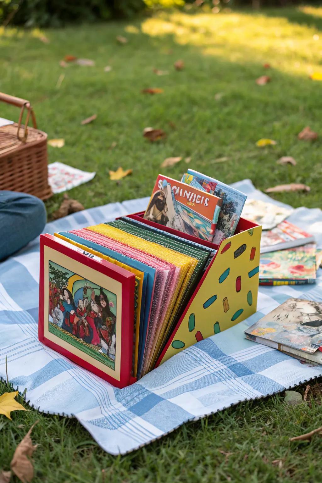 Accordion folders offer portable comic storage for on-the-go reading.