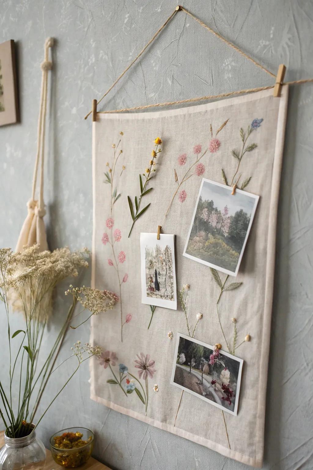 Elevate your space with a personalized bulletin board that beautifully blends memories with minimalist elegance.