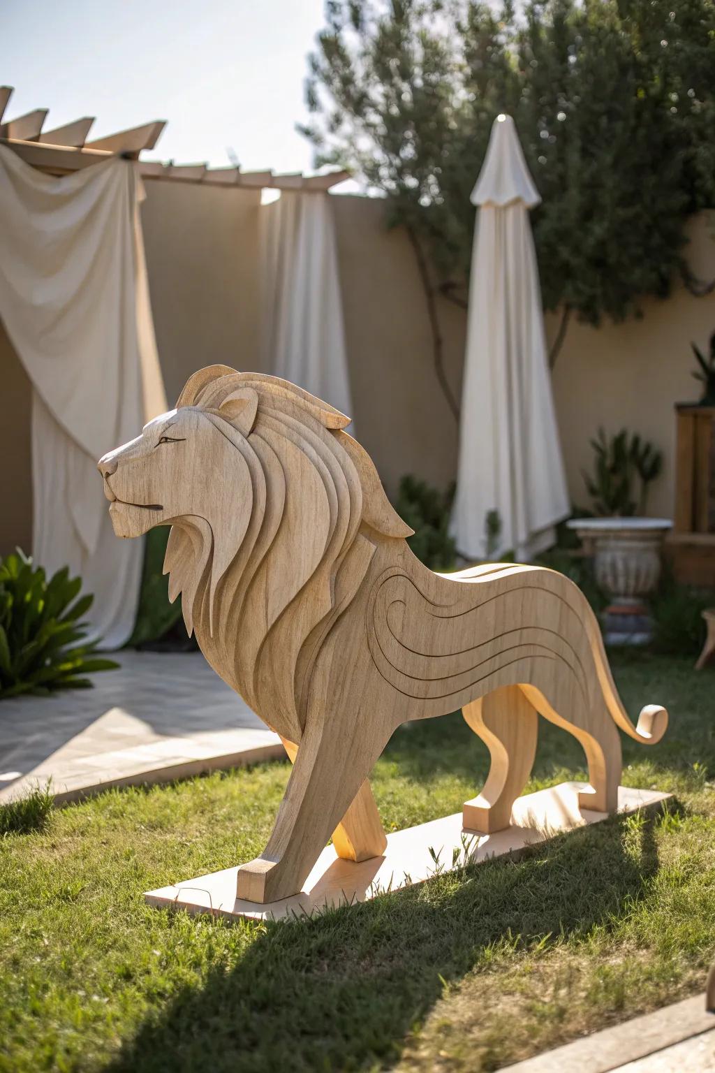 Unleash the wild charm in your backyard with a touch of Scandinavian minimalism and Boho flair. 🦁✨ #SafariPlayground