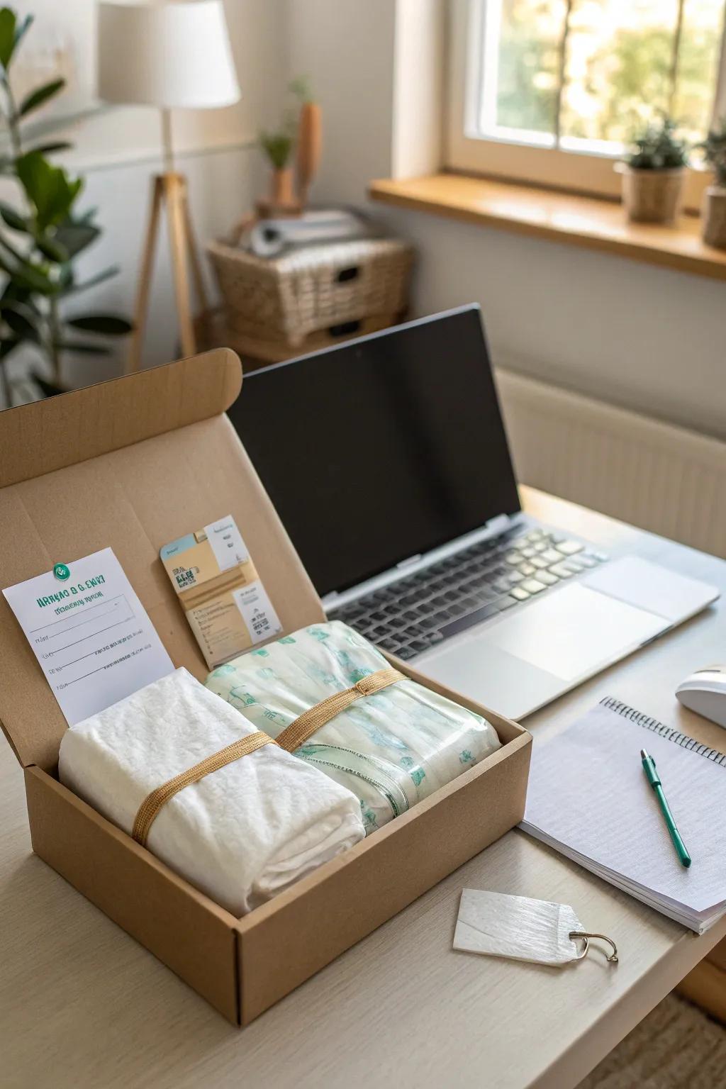 A diaper subscription: thoughtful and practical.