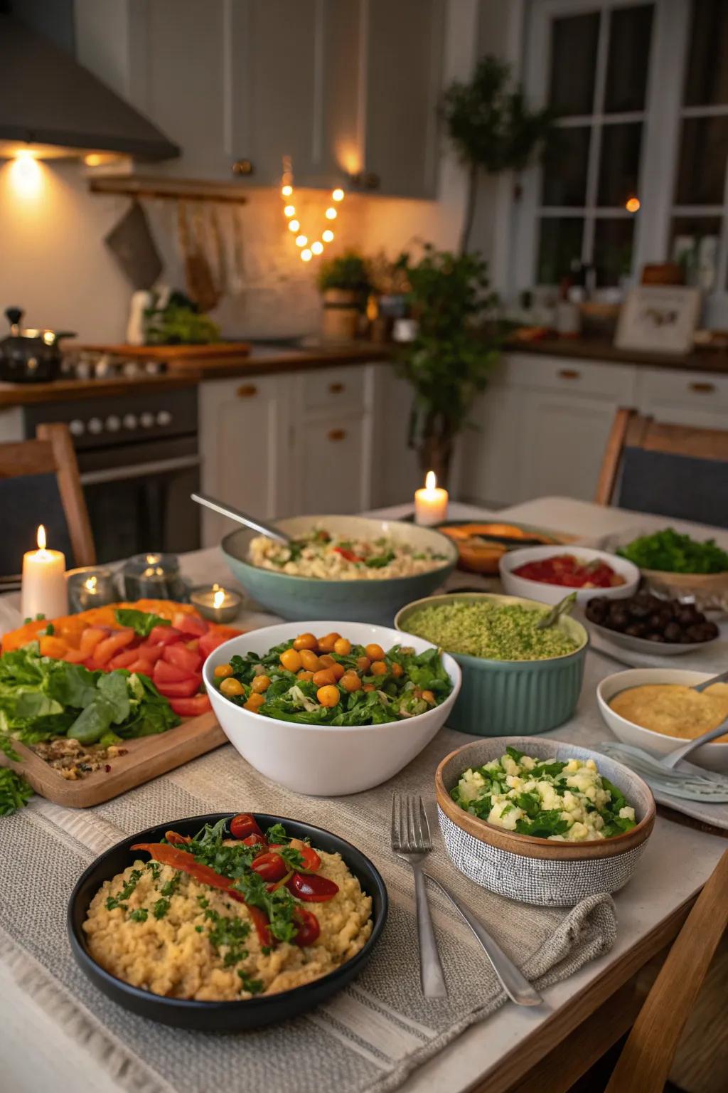 Accommodate all your guests by planning dishes that cater to various dietary restrictions.