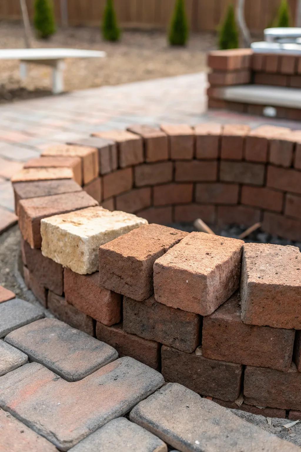 High heat-resistant materials are crucial for a safe fire pit.