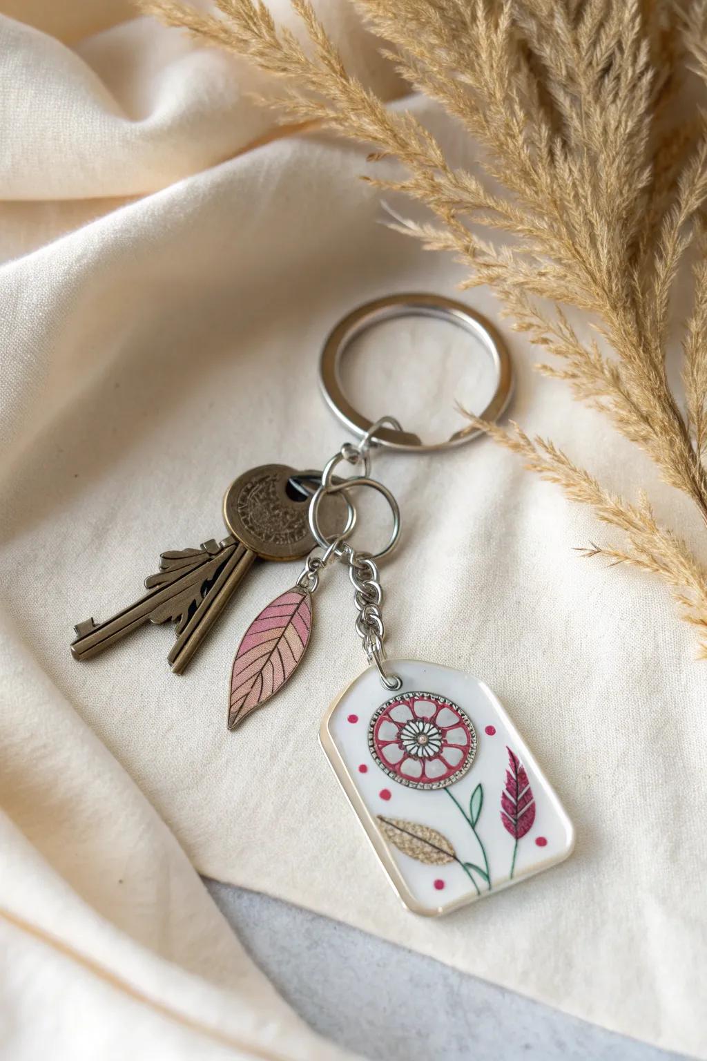 Transform your memories into art with these delightful Shrinky Dinks keychains!