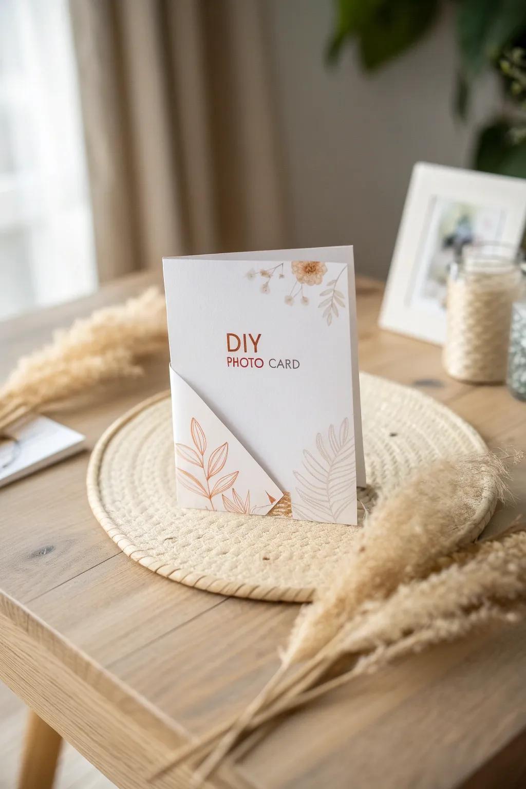 Discover the joy of interactive photo cards—where simplicity meets playful elegance.