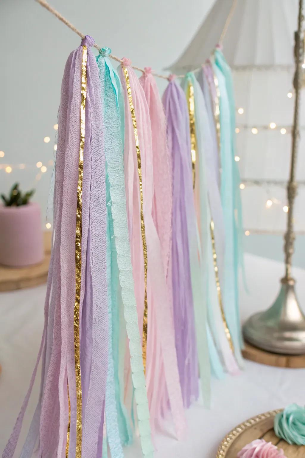 Add a whimsical touch to your party with these enchanting DIY unicorn streamers. ✨🌈 #UnicornParty #DIYDecor #ScandiBoho